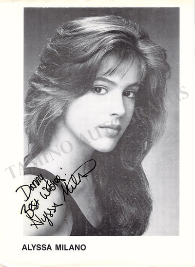 Milano, Alyssa - Signed Photograph