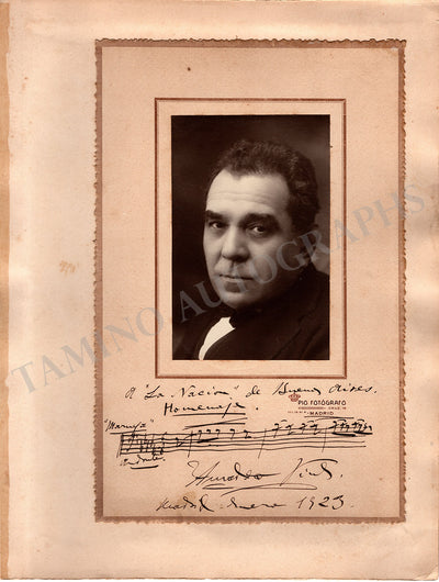 Vives, Amadeo - Signed Photograph 1923
