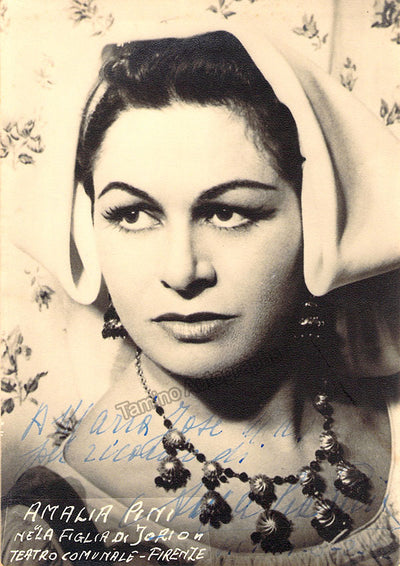 PINI, Amalia (Various Autographs)