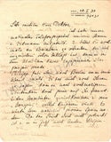 Jarnach, Amalie - Autograph Letter Signed 1930