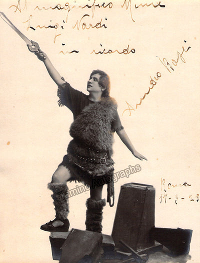Bassi, Amedeo - Signed Photograph as Siegfried