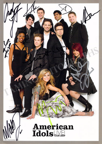 American Idols Live Tour 2009 - Signed Photograph