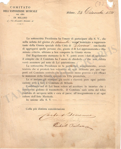 Signed Document (1880)
