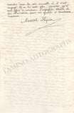 Loquin, Anatole - Set of 2 Autograph Letters Signed