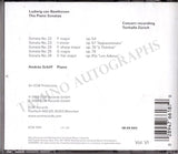 Schiff, Andras - Set of 2 Signed CD Albums Beethoven Piano Sonatas