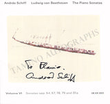 Schiff, Andras - Set of 2 Signed CD Albums Beethoven Piano Sonatas