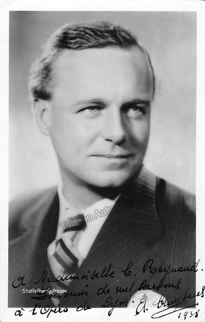 Cluytens, Andre - Signed Photograph 1938