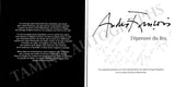 Francois, Andre - Set of 2 Signed Exhibition Catalogues