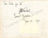 Vintage Opera Signers - Lot of Signed Album Pages