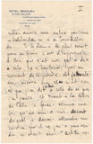 Segovia, Andres - Autograph Letter Signed 1926