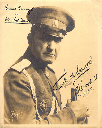 De Segurola, Andres - Signed Photograph in The Red Dance