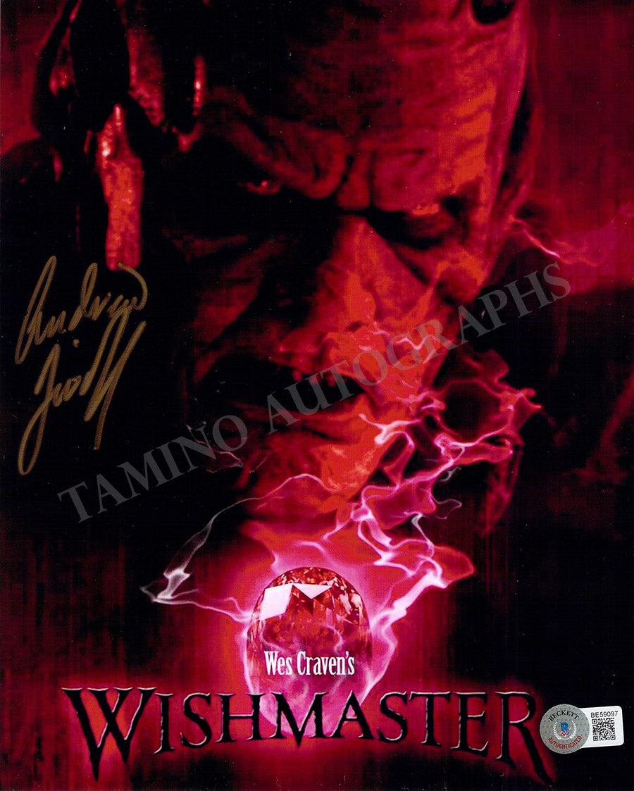 Wishmaster Actor Andrew Divoff Autograph Photograph in Wishmaster