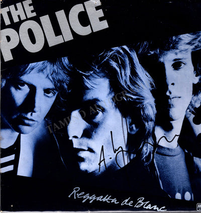 Summers, Andy - Signed LP Sleeve "Reggatta de Blanc"