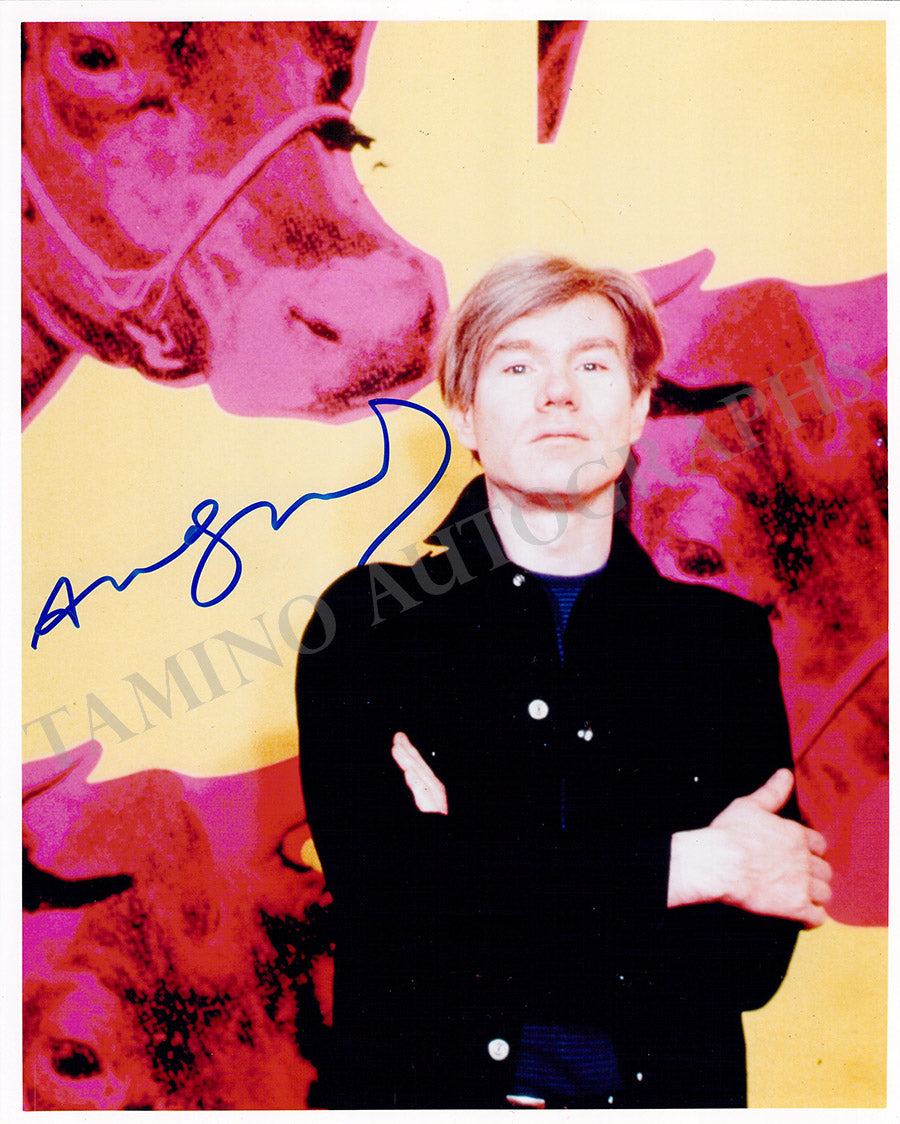 Andy Sign Warhol, Andy - Signed Photograph
