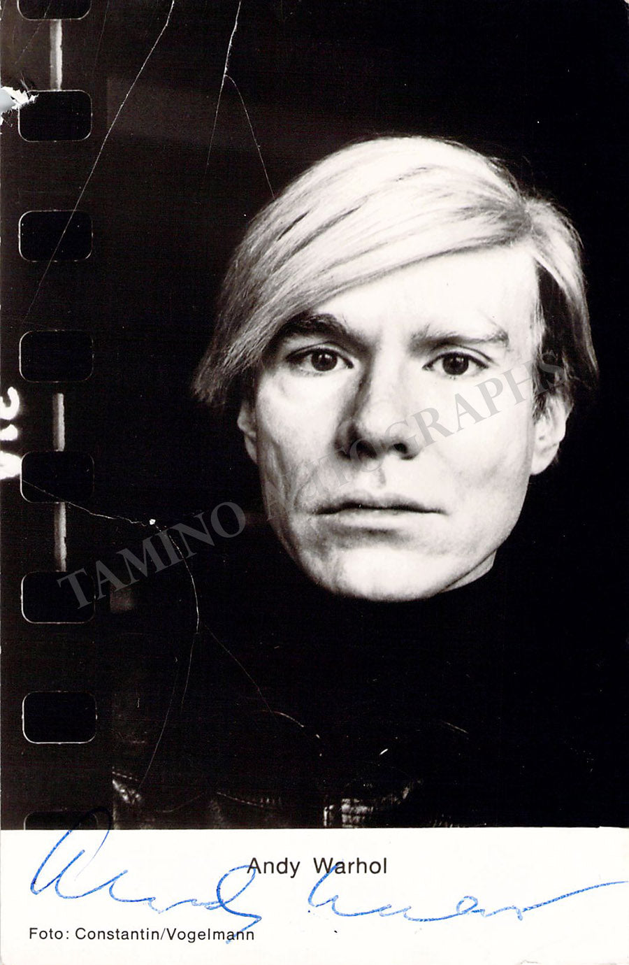 Warhol, Andy - Signed Photograph