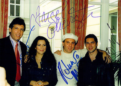 Gheorghiu, Angela - Alagna, Roberto - Hampson, Thomas - D'Arcangelo, Ildebrando - Signed Photograph