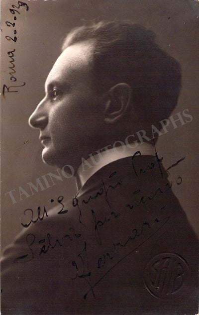 Ferrari, Angelo - Signed Photograph 1929