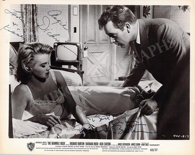 Burton, Richard - Dickinson, Angie - Signed Photograph in "The Bramble Bush"