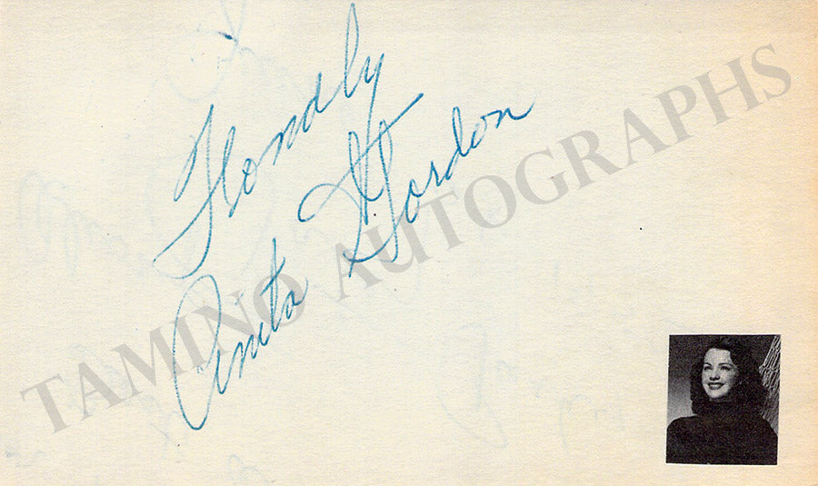 Actors & Actresses - Large Collection of 250+ Signed Cards