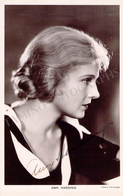 Harding, Ann - Various Autographs