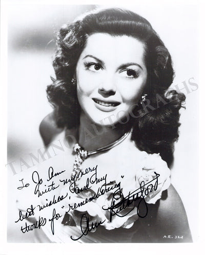 Rutherford, Ann - Signed Photograph