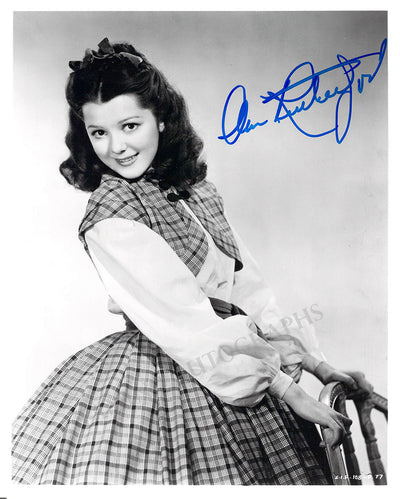 Rutherford, Ann - Signed Photograph in "Gone With The Wind"