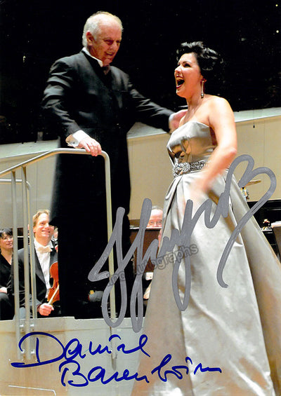 Netrebko, Anna - Barenboim, Daniel - Double Signed Photograph