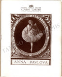 Pavlova, Anna - Performance Program London ROH 1923