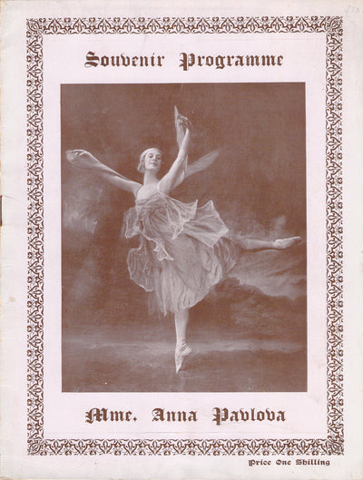 Pavlova, Anna - Performance Program London 1910s