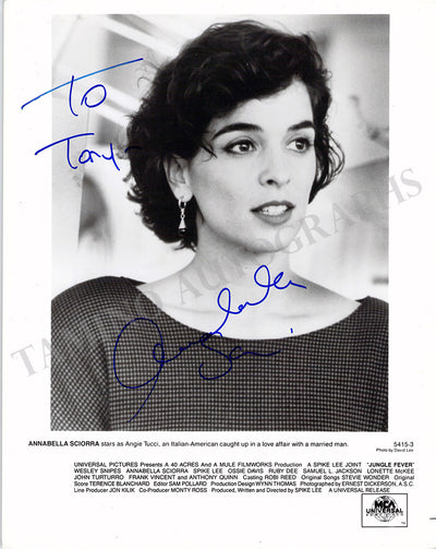 Sciorra, Annabella - Signed Photograph in "Jungle Fever"