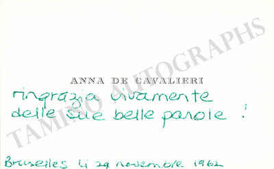 De Cavalieri, Anna