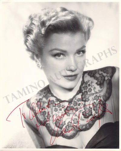 Baxter, Anne - Various Autographs