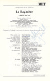 Ballet Dancers Signed Program Pages – Lot of 11 Pages