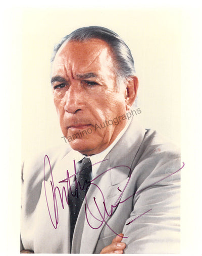 Quinn, Anthony - Various Autographs