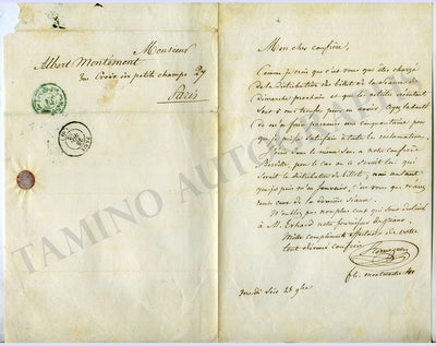 Romanesi, Antoine - Autograph Letter Signed