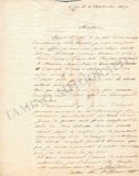 De Choudens, Antoine - Autograph Letter Signed 1857