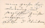 Bruckner, Anton - Autograph Note Signed