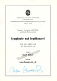 Nowakowski, Anton - Signed Program Stuttgart 1963