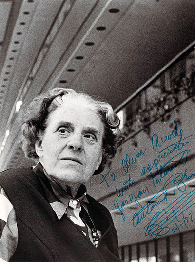 Brico, Antonia - Signed Photograph 1977