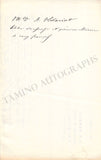 Hilariot, Antonia - Autograph Letter Signed 1853