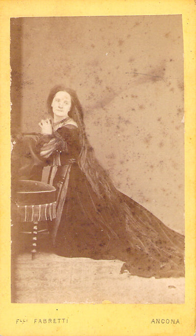 Brambilla, Antonietta - Signed Vintage Cabinet Photo