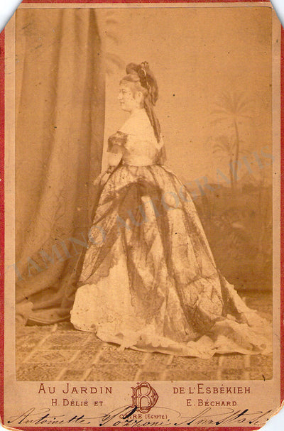 Pozzoni-Anastasi, Antonietta - Signed Cabinet Photo