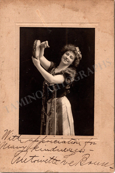 Laute-Brun, Antoinette - Signed Photograph