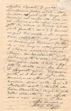 Cotogni, Antonio - Autograph Letter Signed 1870