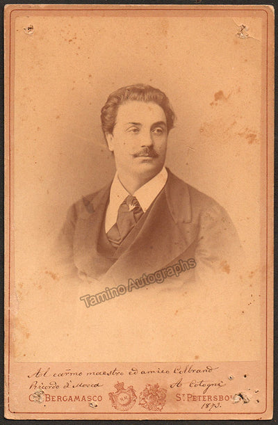 Cotogni, Antonio - Signed Cabinet Photo 1873
