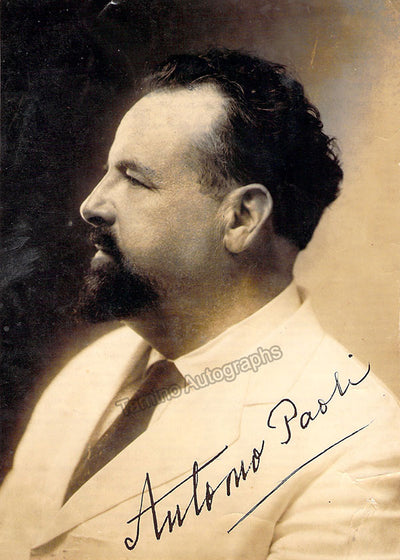 Paoli, Antonio - Signed Photograph