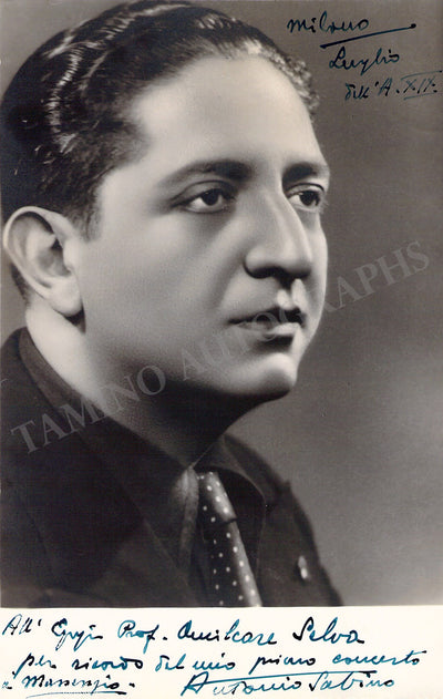 Sabino, Antonio - Signed Photograph 1919