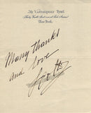 Scotti, Antonio - Autograph Note Signed + Photograph in Otello