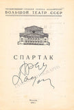 Khatchaturian, Aram - Signed Photo & Signed Program