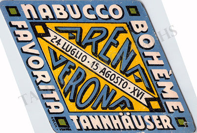 Arena di Verona - Festival Flyer 1939